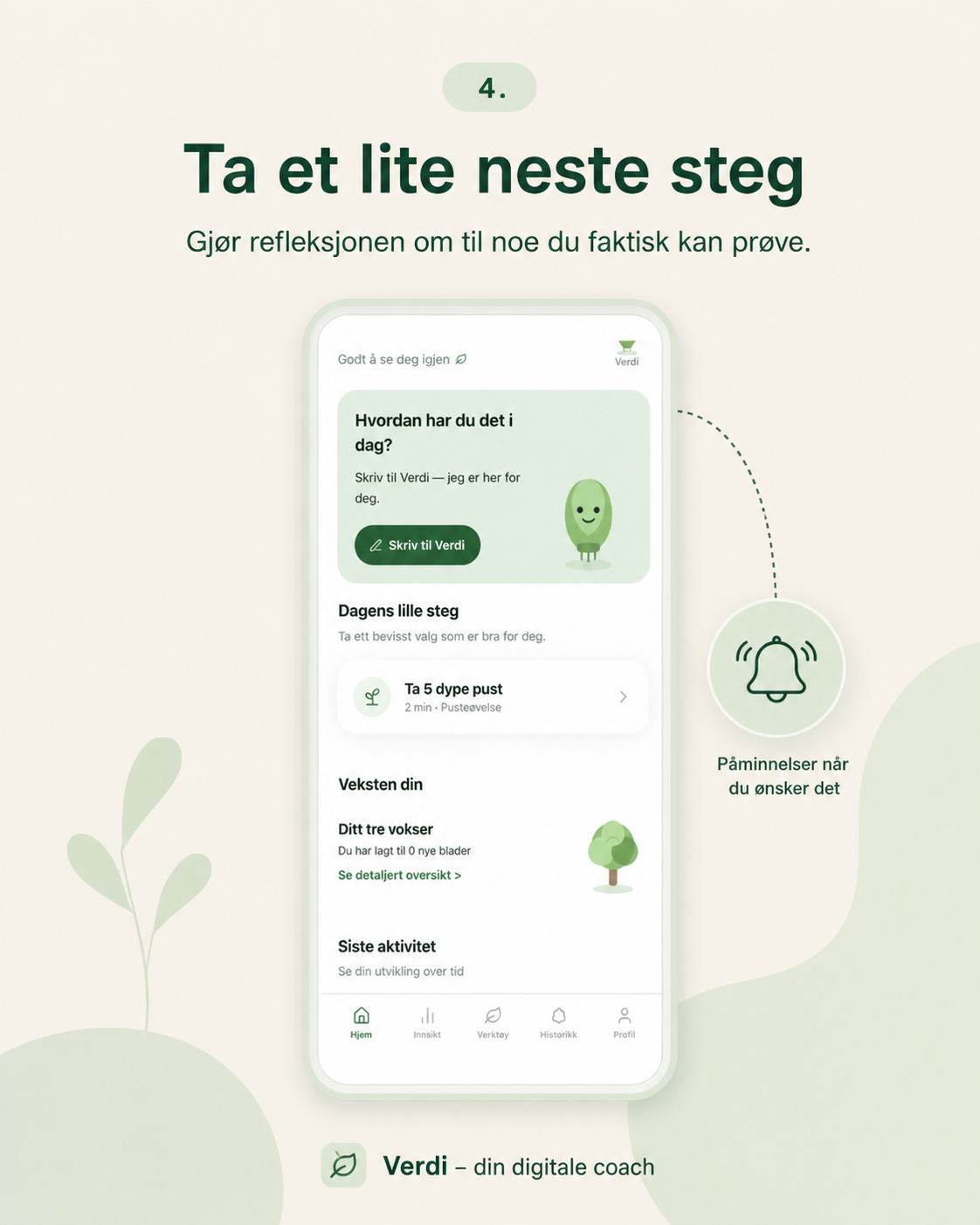Dagens lille steg i Verdi